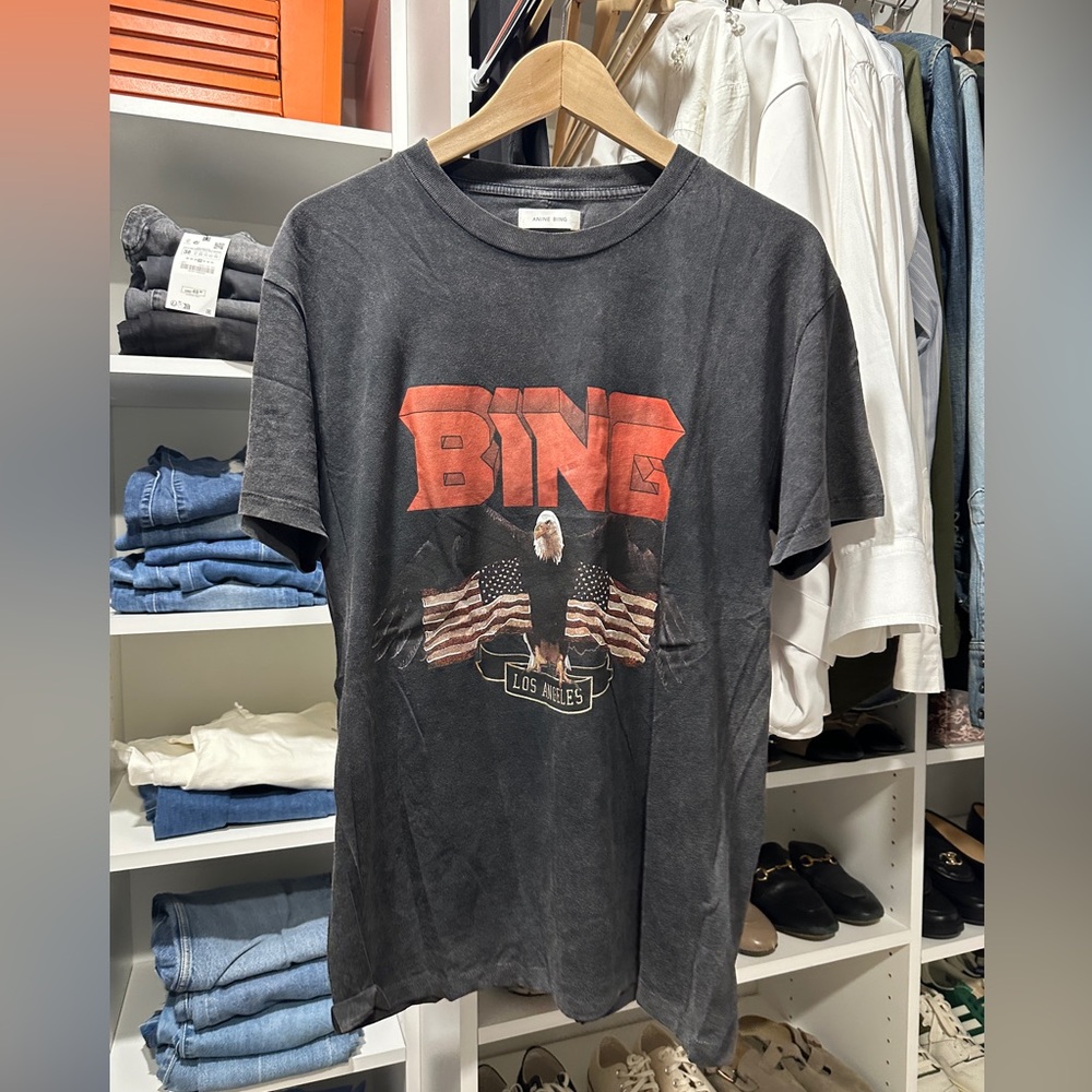 Anine Bing T-shirt black size small